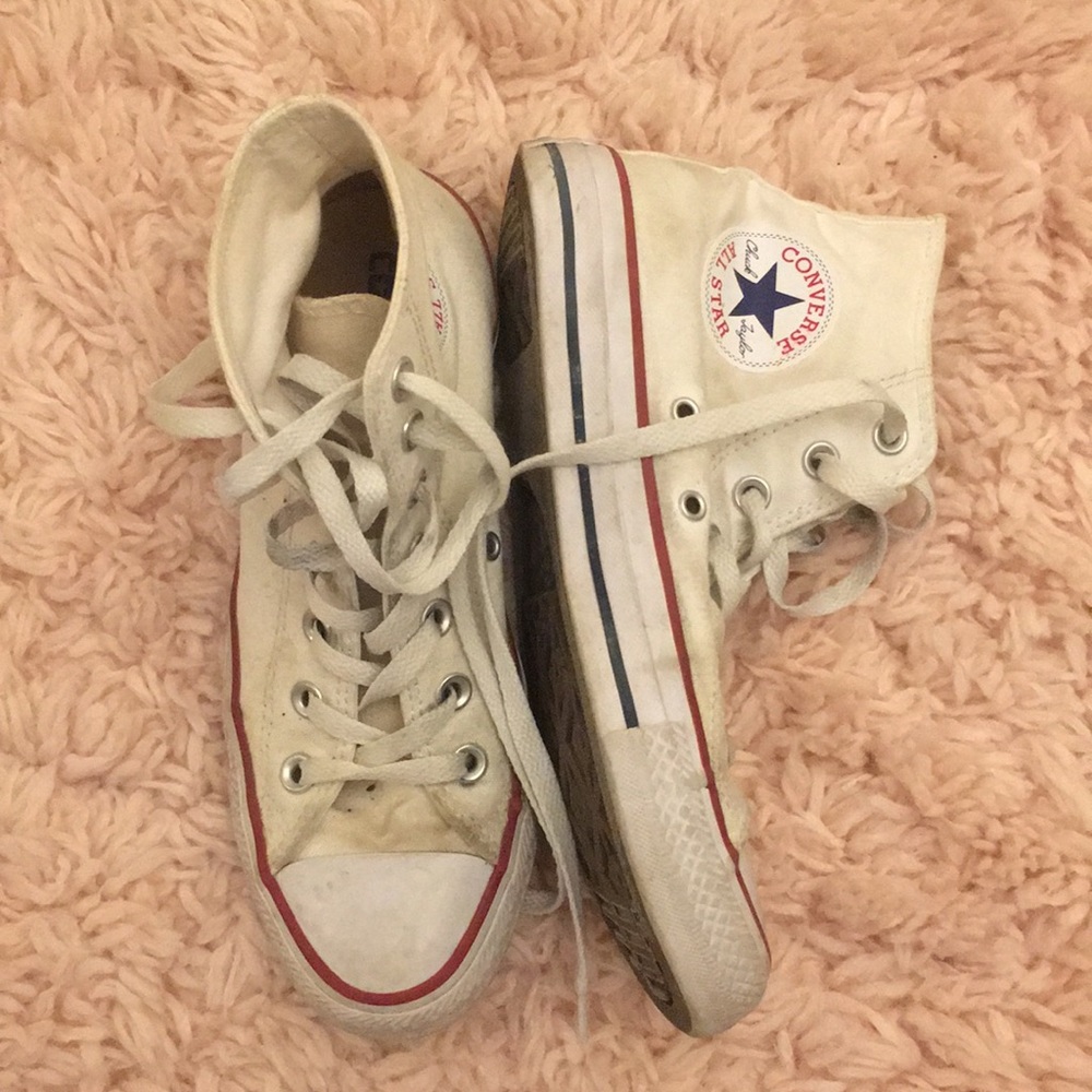 White high top converse